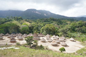 Kogi Dorf Aviaka im Küstengebirge Sierra Nevada de Santa Marta in Kolumbien