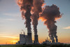 CO2-Emission durch Kraftwerk
