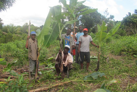 Agricultores en Madagascar