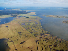 Insel Kirr aus der Vogelperspektive