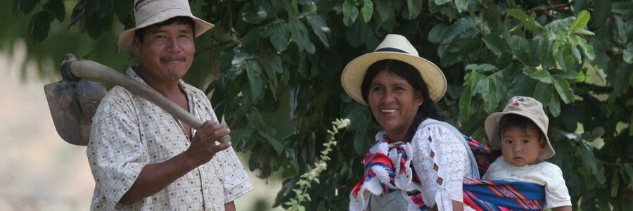 Bauern in Bolivien