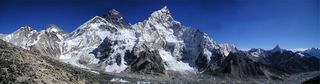 Panorama des Mount Everest